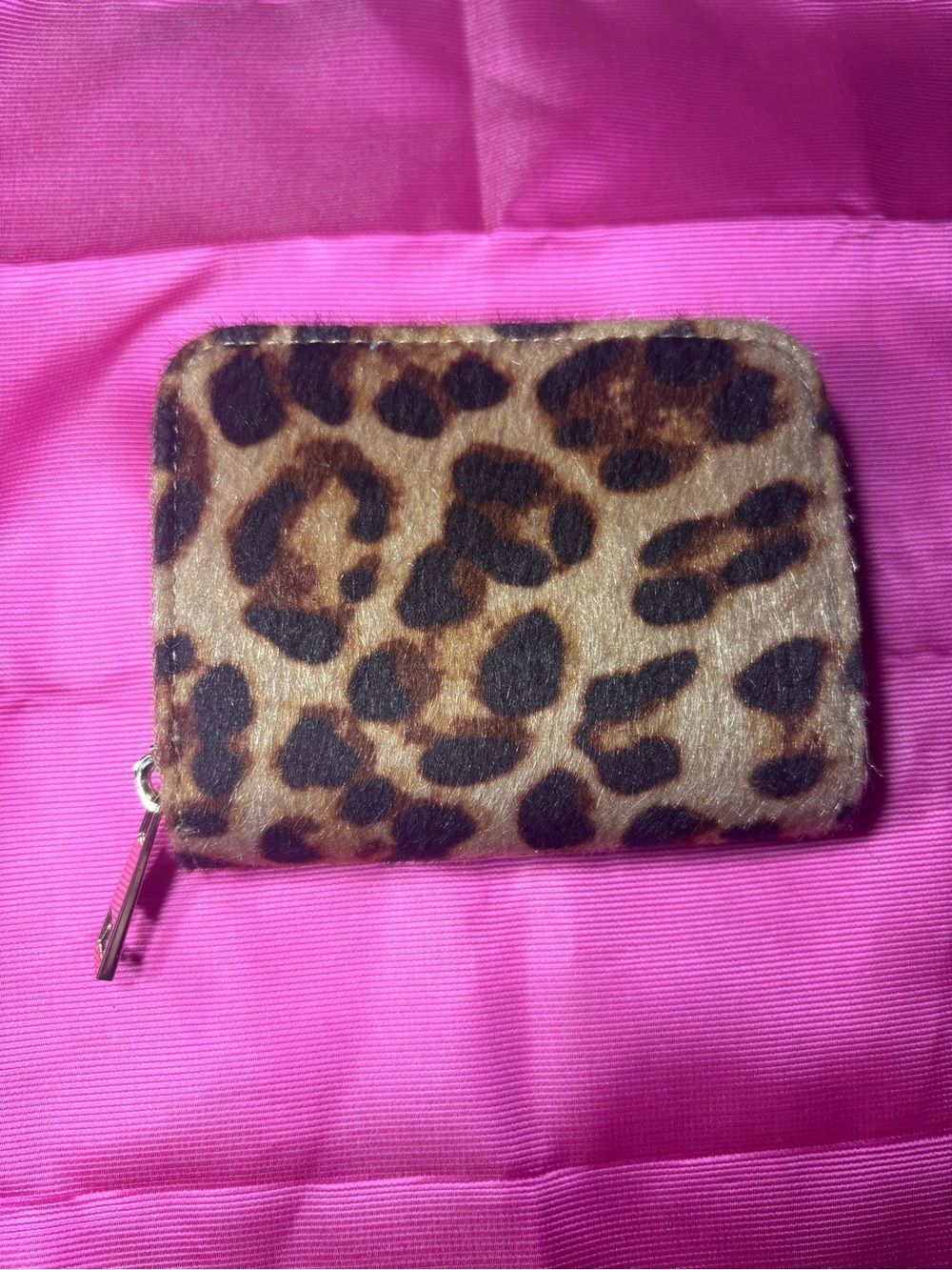 New A New Day Leopard Print Zip Wallet - Brown Animal Print
